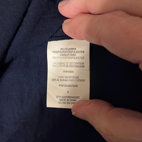 Mason & Belle navy empire waist top. small - Picture 10 of 10